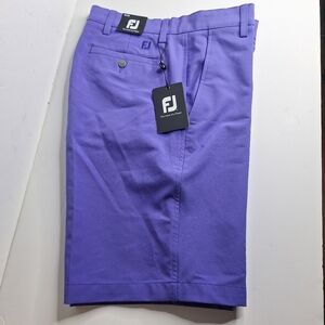 FootJoy FJ Performance Golf Shorts Violet Purple Flat Front Men's Size 30